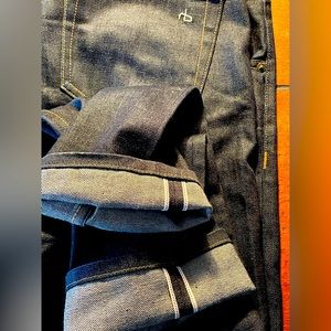 GORGEOUS RAG & BONE RAW DENIM SELVEDGE JEANS FIT 1 SKINNY SIZE 32” WAIST MINT!!!